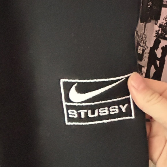 NIKE x STUSSY BLACK SWEATPANTS - Picture 3 of 6